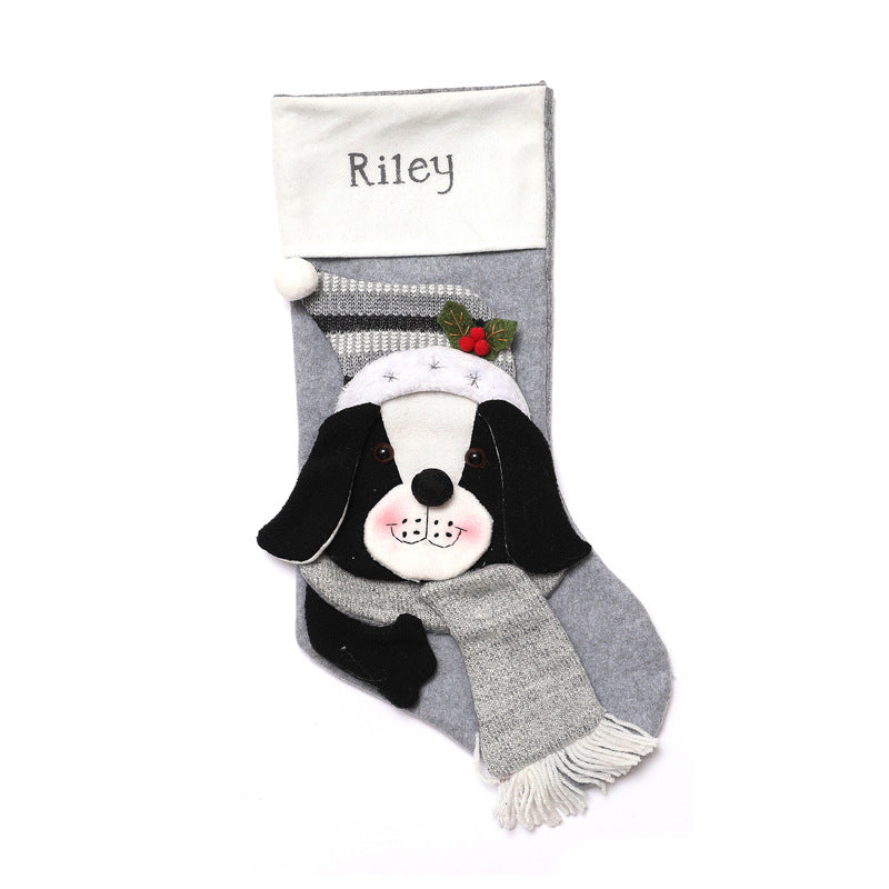 Christmas pendants, pets, dogs, cats, Christmas socks, gift bags, holiday decoration and decoration supplies