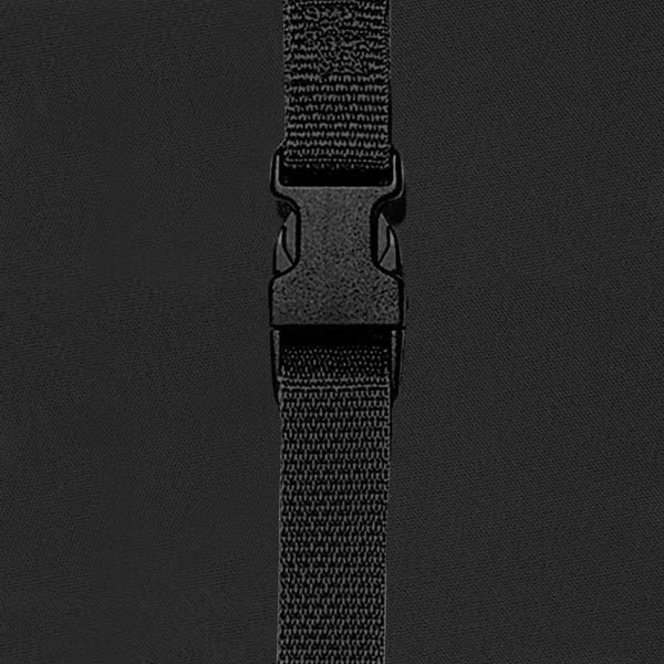 Black Outdoor Firewood Rack Cover - Fits 8-ft. Log Rack