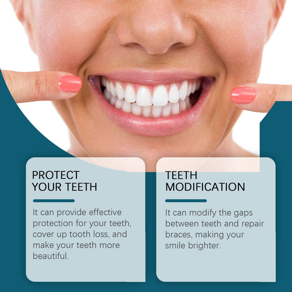 Silicone Denture Repair Set, Everyday To Enhance The Beauty Of Smile Comfortable Material Modification Teeth