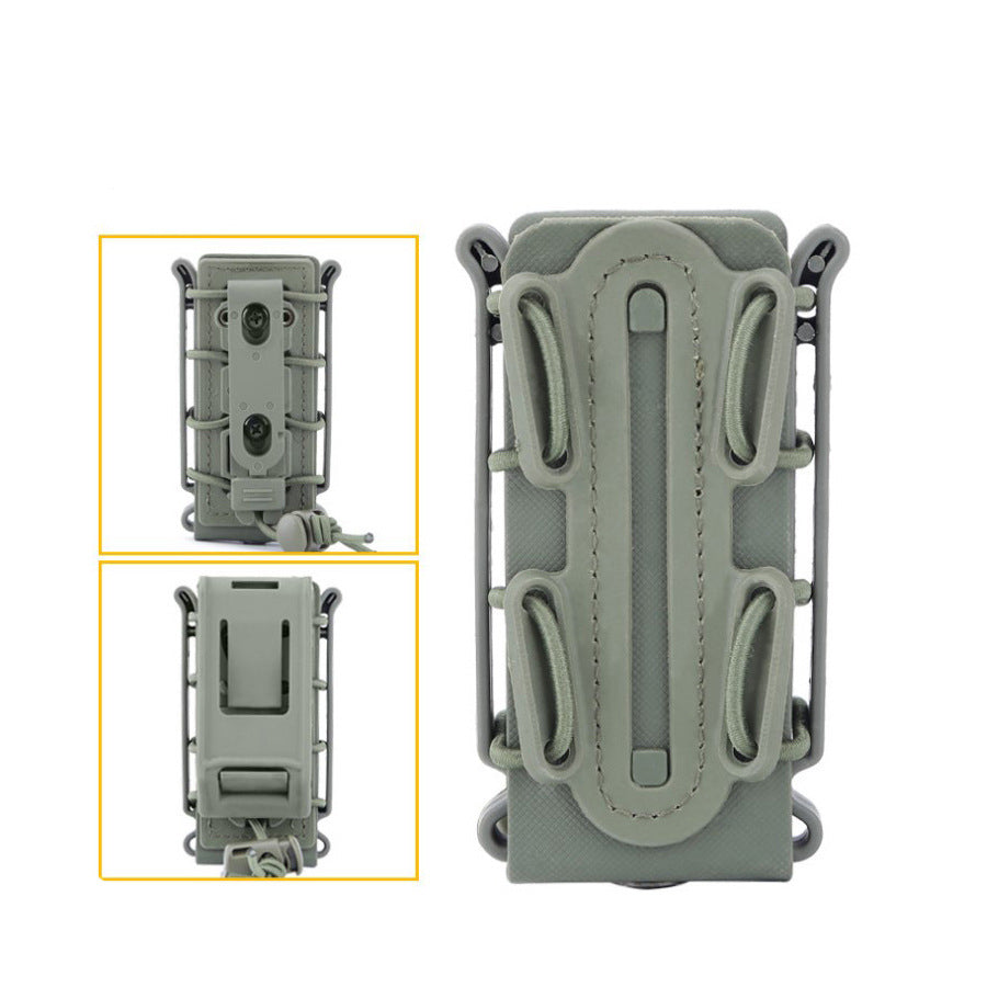 Live CS Tactical Waist Hanging Box 5.56&7.62 Elastic Scorpion Quick Pull Outdoor Multi purpose Kit