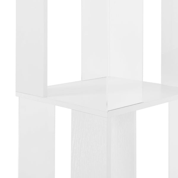 6-layer rotating acrylic board simple bookshelf, multi-functional creative bookshelf for students in the living room