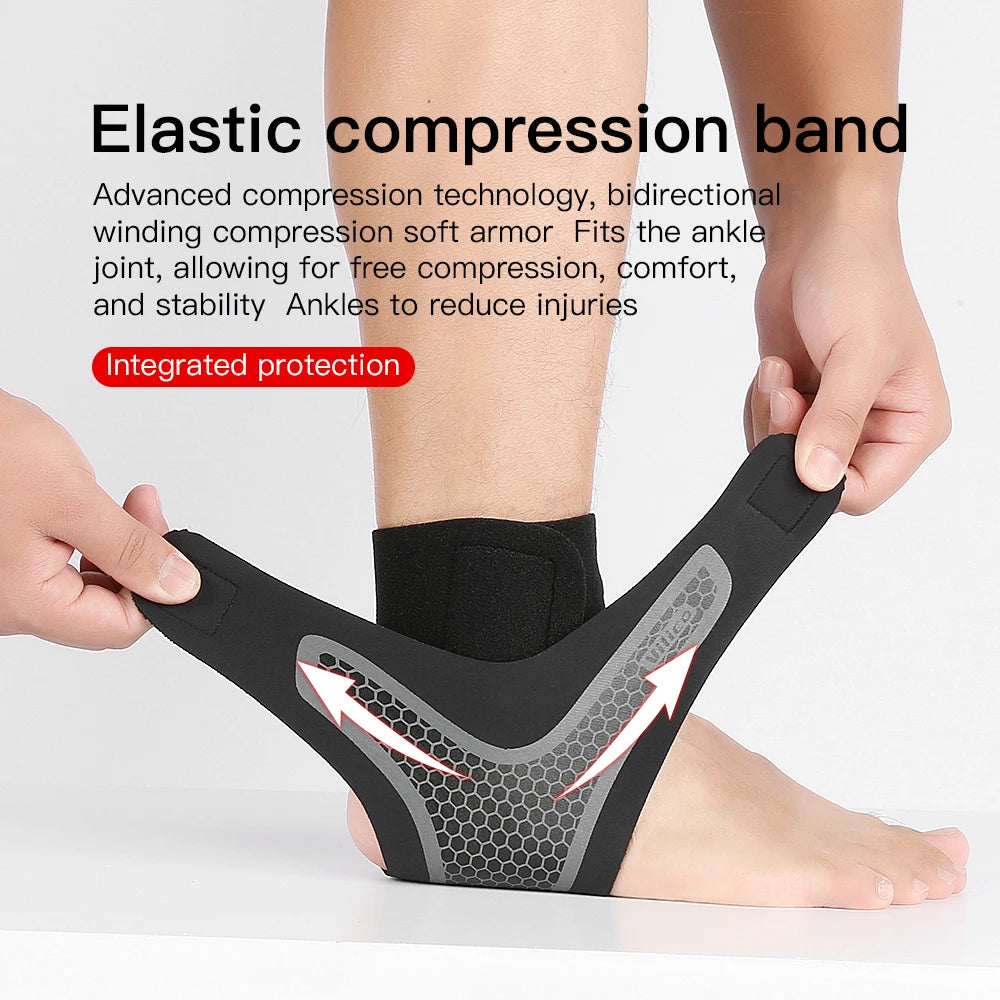 Bicycle basketball two-way strong pressure adjustable outdoor sports ankle protector