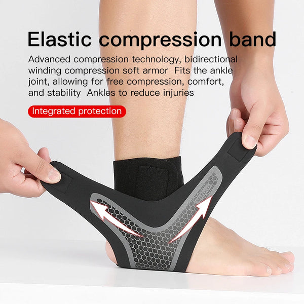 Bicycle basketball two-way strong pressure adjustable outdoor sports ankle protector