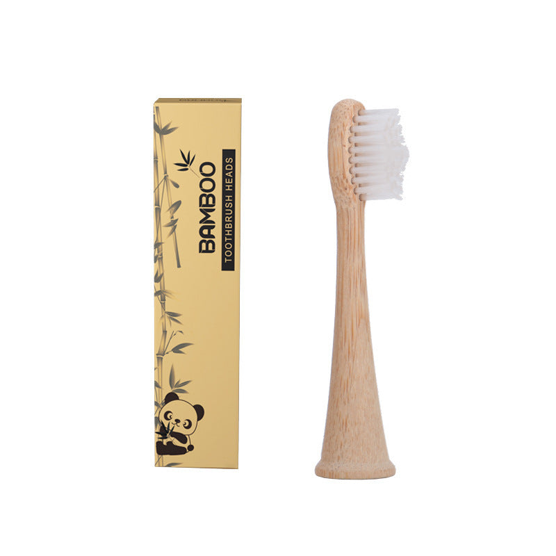 Bamboo toothbrush head compatible with Philips HX3/6/9 series electric toothbrush DuPont hair bamboo toothbrush head