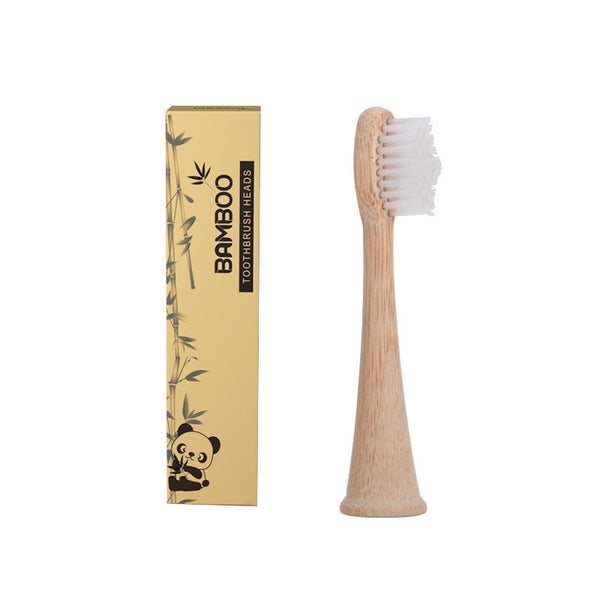 Bamboo toothbrush head compatible with Philips HX3/6/9 series electric toothbrush DuPont hair bamboo toothbrush head