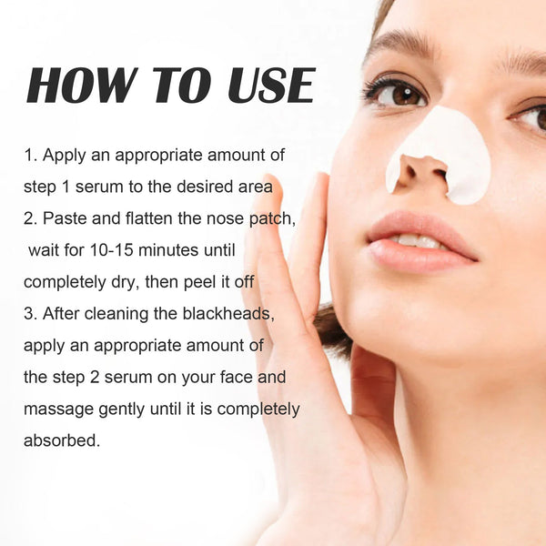 Deep Purifying Pore Banishing Kit, Pore Thinning And Blackhead Remover Moisturizing Essence