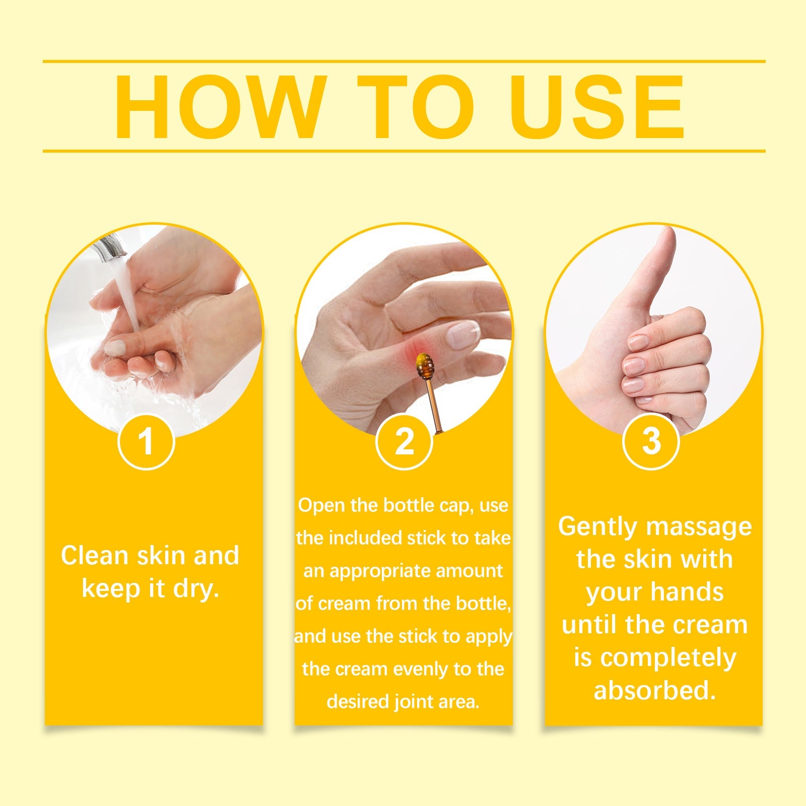 Ouhoe Bee Venom Bone And Joint Cream Repair Sore Joints Muscle Swelling Muscle Massage Gentle Joint Care