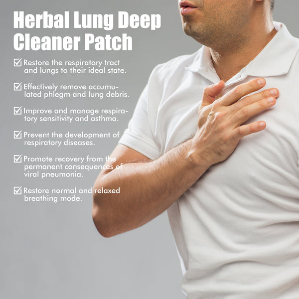 Herbal Lung Deep Cleaner Patch, Relieve Fatigue And Discomfort Relax Body Care Patch
