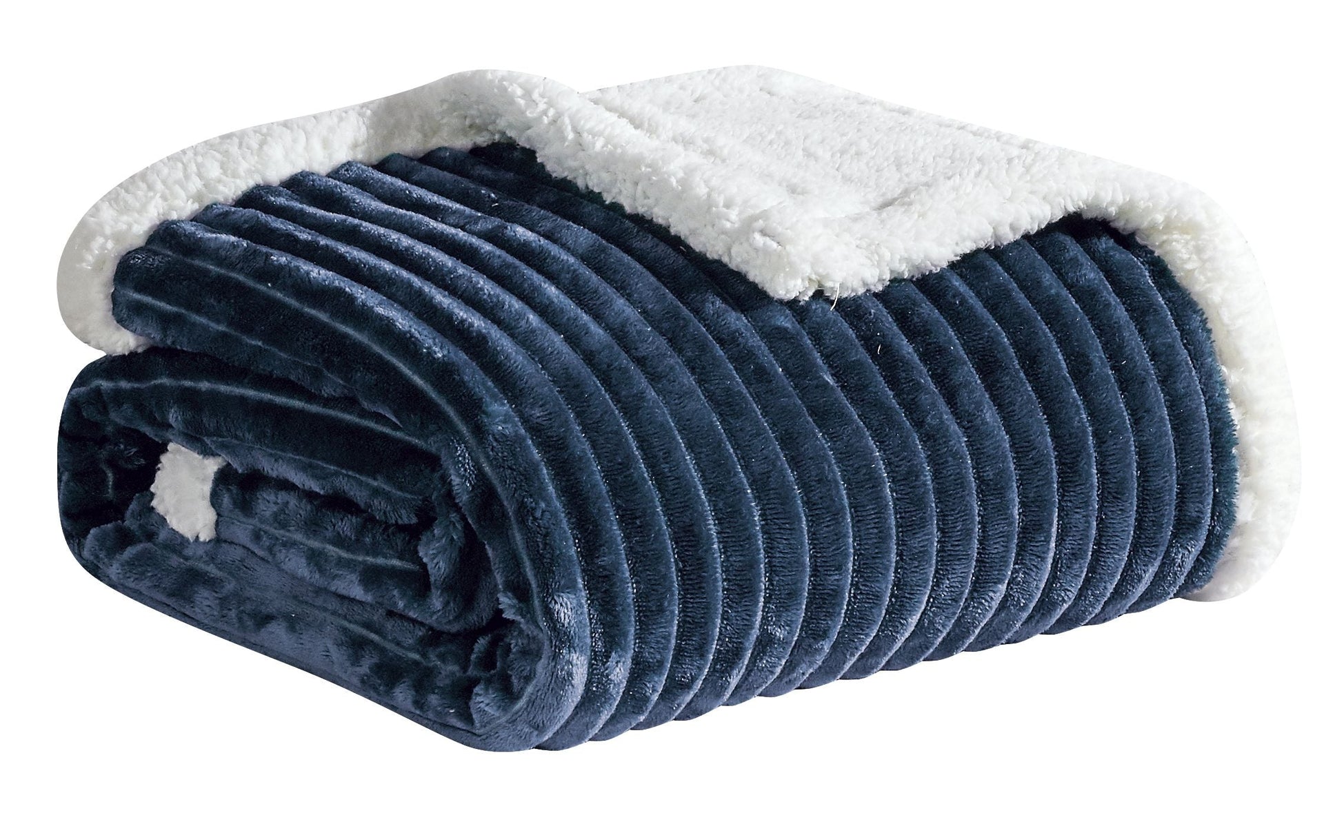 Corduroy Sherpa Blanket – Throw, Queen & King Sizes – Ultra Soft, Reversible, Cozy & Stylish