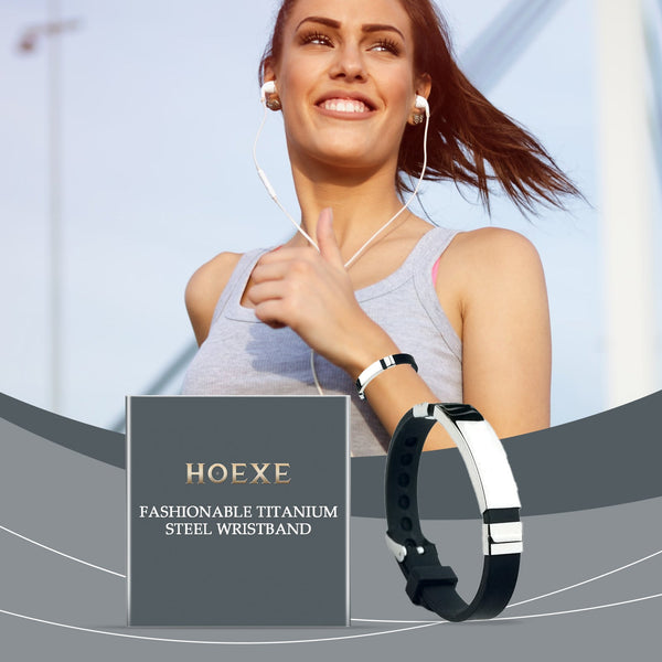 Fashion Titanium Steel Bracelet, Personalized Fashion Decoration Comfortable Fashion Portable Unisex Care Bracelet