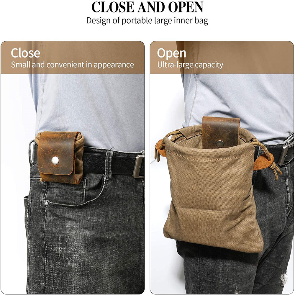 Outdoor Foraging Bag Fruit Picking Bag Waist Hanging Tool Bag Jungle Storage Bag