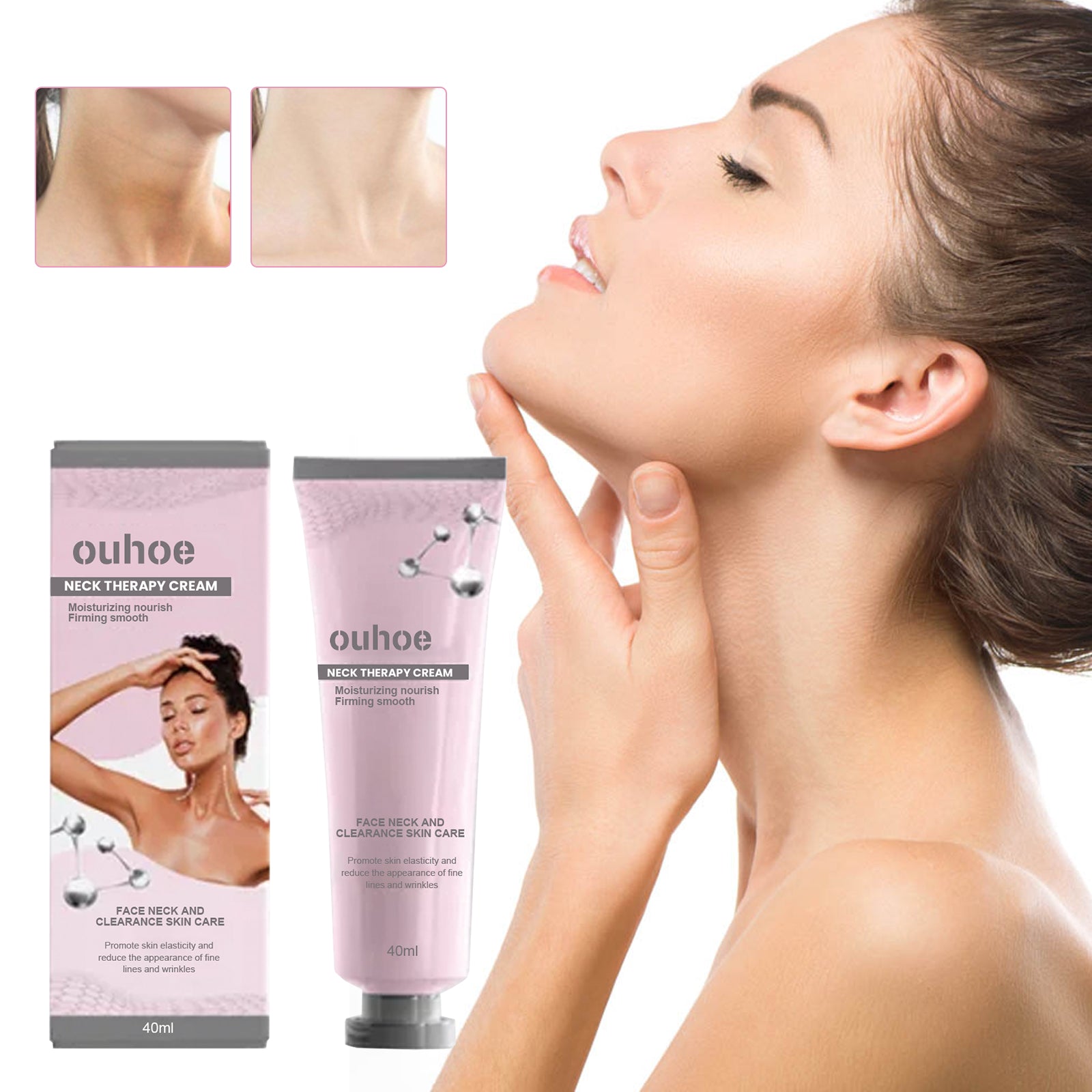 Hydra Collagen Neck Repair Cream, Firming Skin Lighten Neck Lines Moisturizing Beauty Neck Care Cream