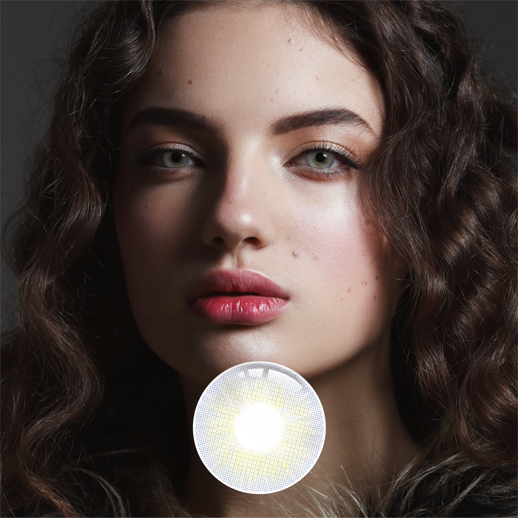 1Pair FDA Certificate Eyes Beautiful Pupil Colorful Girl Cosplay Contact Lenses  MY WAY VIOLET