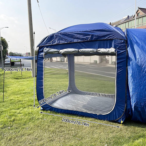 Outdoor Extended SUV Tail Tent Room, Vehicle-mounted Tent, Trunk Tent, Car Rear Trunk Tent