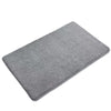 Thickened coral velvet solid color floor mat bathroom living room entrance water absorbing and non slip mat bedroom floor mat