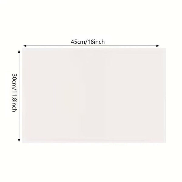 Christmas placemat white hemp Christmas scenery print home table mat living room dining table coaster