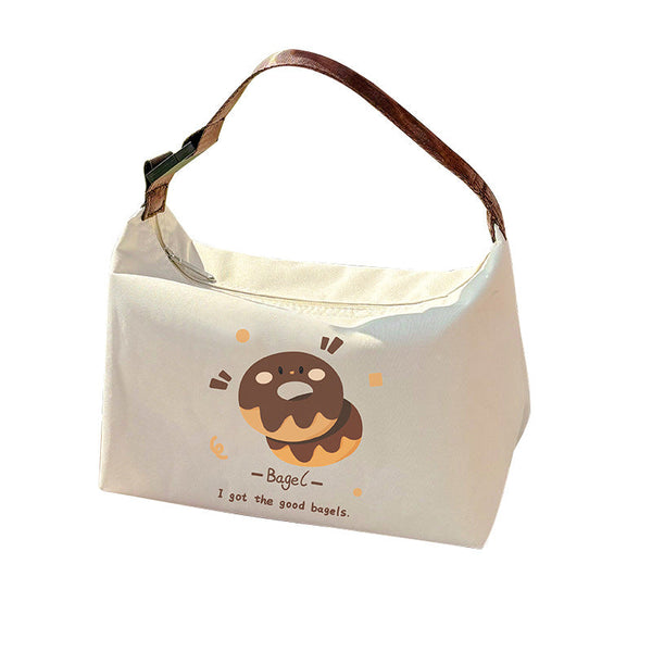 Maillard dessert style large capacity insulated portable lunch box bag student picnic ice pack