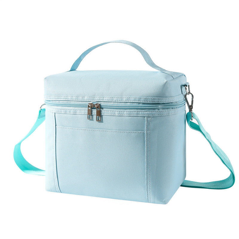 Women's lunch bag. Light, insulated, leak - proof, waterproof. Adjustable strap, reusable, for work, picnic, travel.