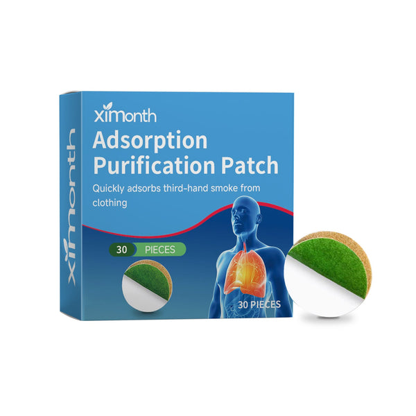 Adsorption Purification Patch, Relieve Dry Throat Itching Dizziness Discomfort Clean Odor Body Care Patch