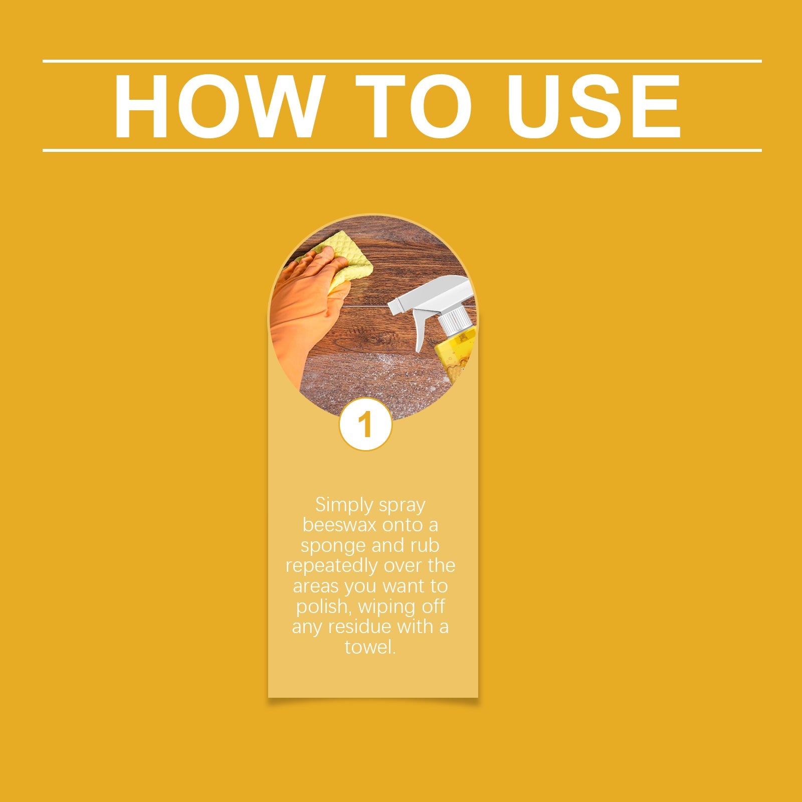 Wood Polishing Beeswax Spray Curing Furniture Polishing Color Protection Nourishing Anti-Cracking Wood Spray