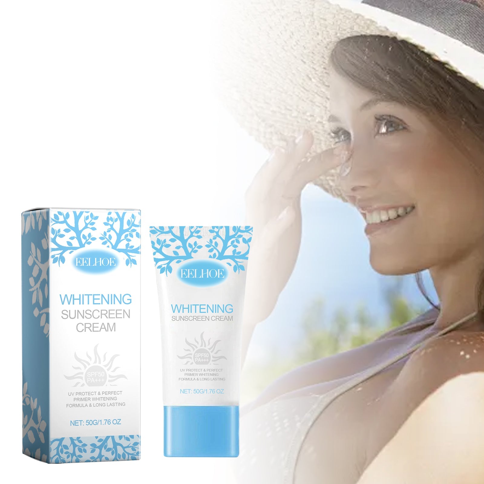 Nicotinamide Whitening Protective Cream, Summer Outdoor Protection Isolation Moisture Clear, Refreshing And Non-Sticky