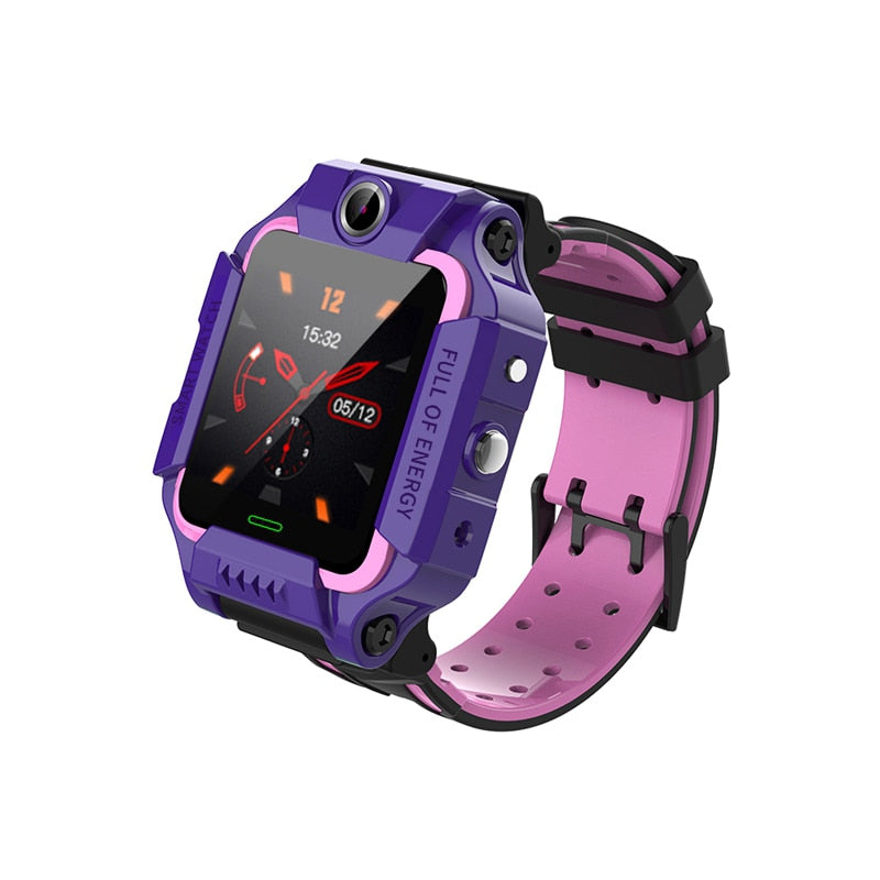 Q19 Dual Cameras Flip design waterproof Kids Smart Watch LBS Positioning SOS Mobile Phone Watch