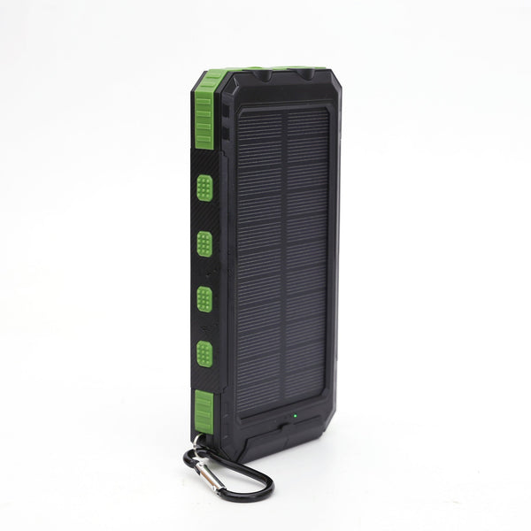 Ultra thin solar power bank 20000mAh with compass three proof solar power bank