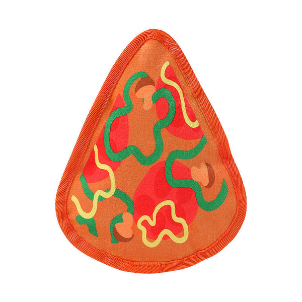 Durable Dog Toy for Chewing, Playing, and Teeth Cleaning - Fun Squeaky Anti-Boredom Design in Hamburger and French Fries Shapes for Small and Medium Dogs