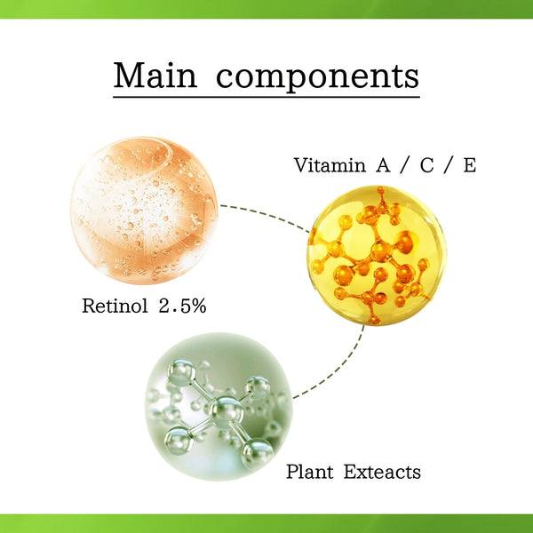 Retinol Serum, Face Anti-Wrinkle Firming Brightening Soft And Smooth Skin Serum