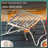 Outdoor Stainless Steel Stove Head Support Portable Folding Barbecue Grill Set Pot Rack Grid Grill Support Grill