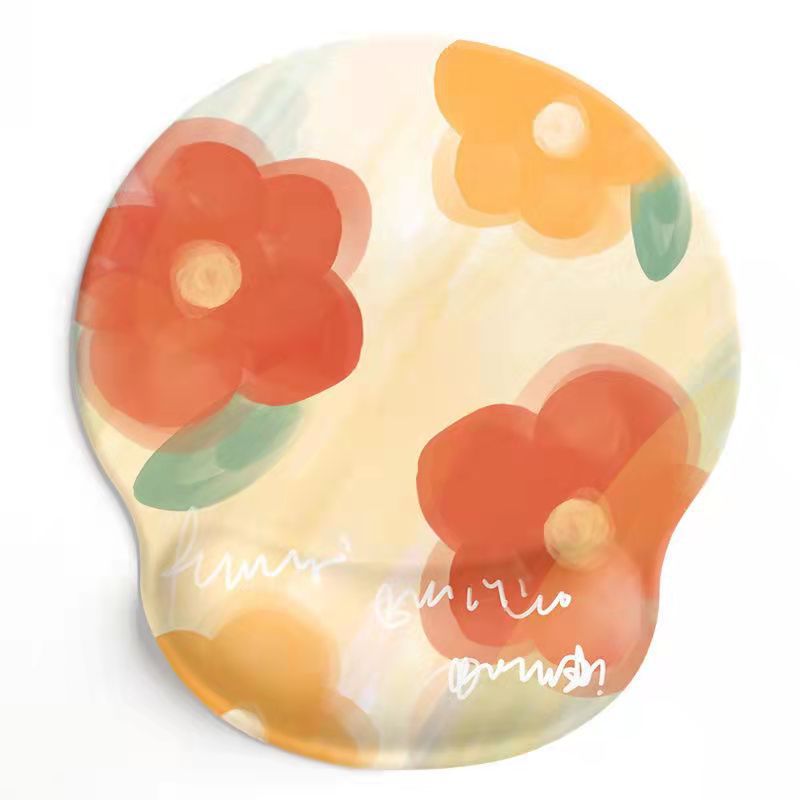 Bear mouse pad wrist mouse pad girls soft pad cute wrist pad 3d silicone wrist pad hand rest