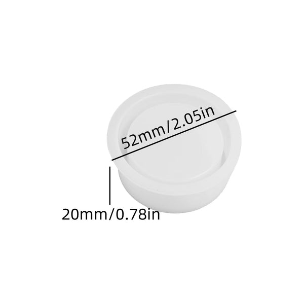 Round House Candle Holder Silicone Mold for DIY