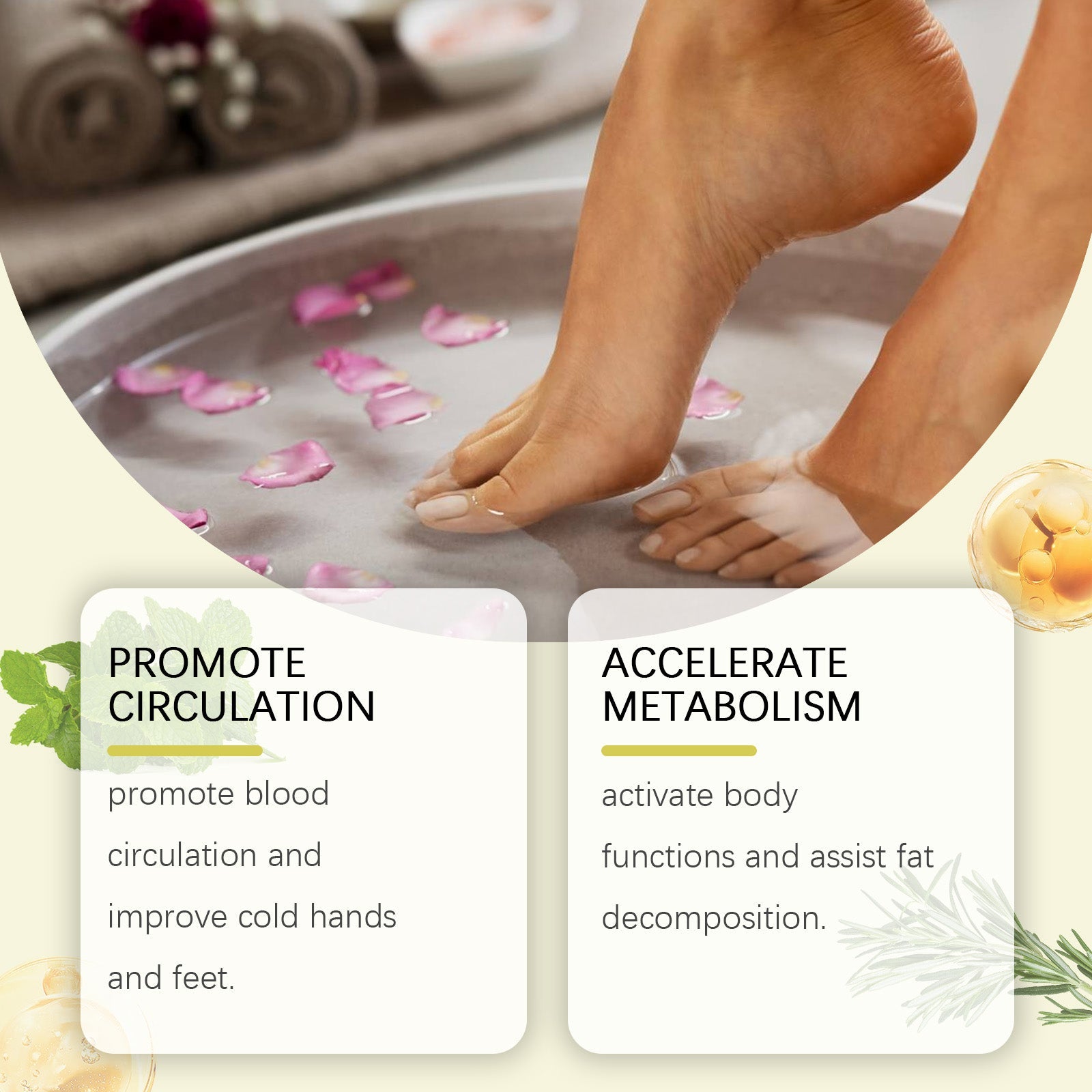 Herbal Foot Soak Gel Gentle Care And Soothing Legs Daily Care For Sweaty Feet Foot Soak Gel