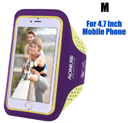 AONIJIE  Running Arm Pack Outdoor Sport Hiking Camping Gym Fitness 5.5 4.7 Inch Touch Screen iPhone 6S Mobile Phone Bag