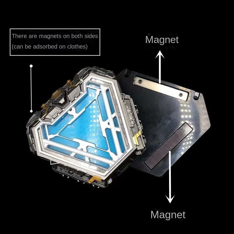 Avengers Iron Man Edition Reactor Ark Reactor Wearable Chest Lamp Box Handpiece