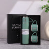 A cup of three-lid thermos cup portable fashion gift box set stainless steel cup