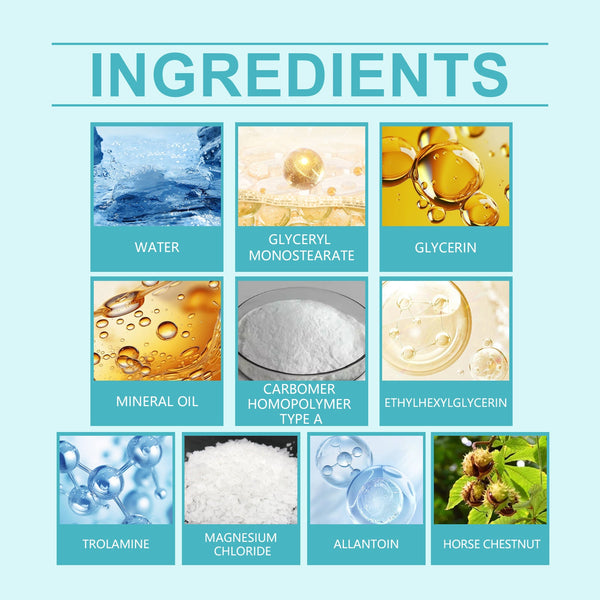 Leg Care Cream Mild Ingredients To Soothe Leg Discomfort Daily Moisturizing Massage Care Cream