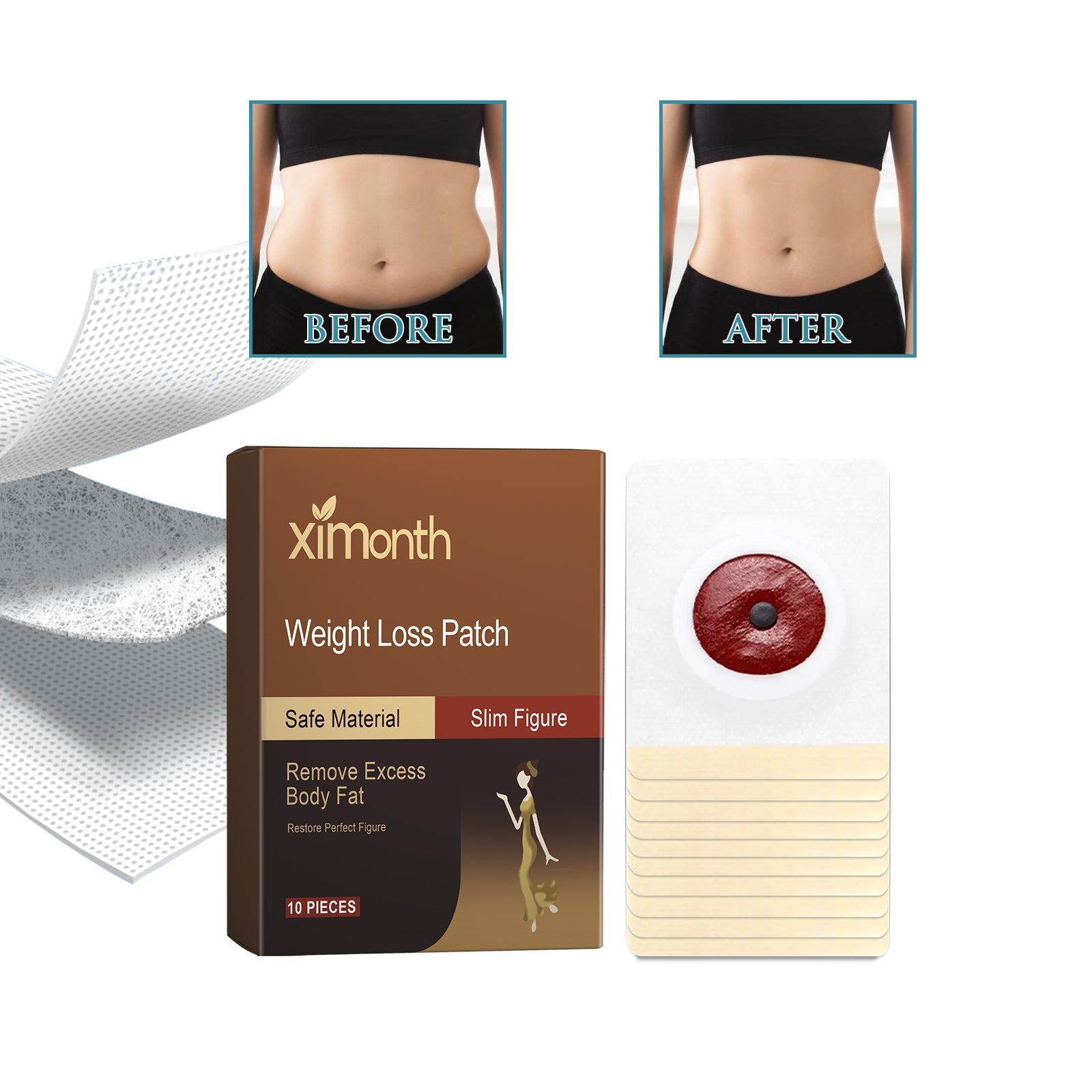 Is Beautiful And Considerate, Tightens The Whole Body Skin, Shows The Figure Body Care Light Body Navel Patch