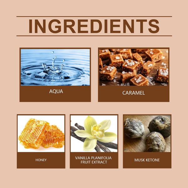 Caramel Honey Eau De Parfum A Delicate Experience With A Light Fragrance Enriching The Senses