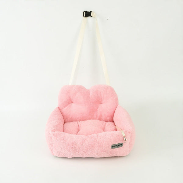 Foldable Pet Car Seat Hammock for Dogs and Cats - Safe Travel Carrier