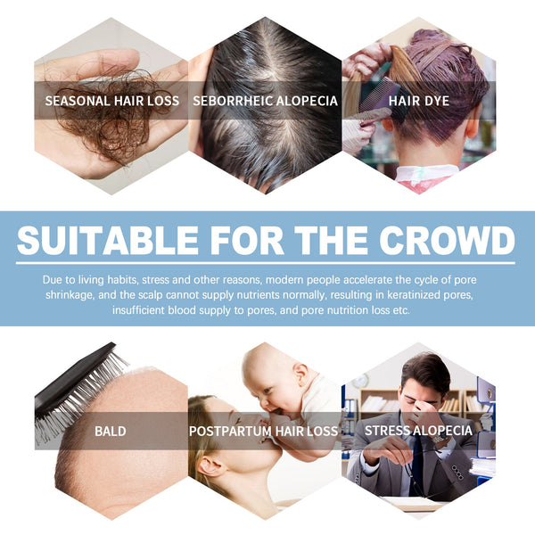 Hair Care Ampere Thick, Strong, Nutritious, Soft And Restorative Scalp Hair Root Massage Solution