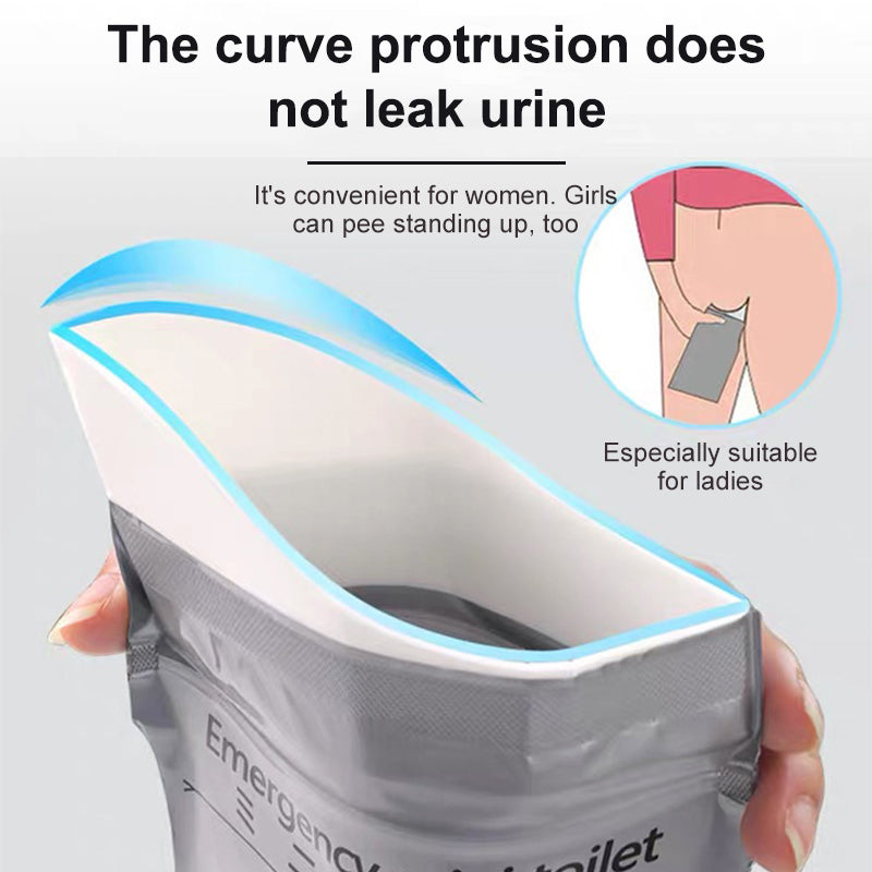 4pcs Outdoor Emergency Urinate Bags 700ml Easy Take Piss Bags Travel Mini Mobile Toilet for Baby Women Men Vomit Bag