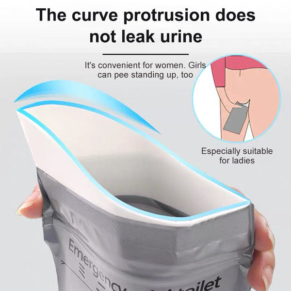 4pcs Outdoor Emergency Urinate Bags 700ml Easy Take Piss Bags Travel Mini Mobile Toilet for Baby Women Men Vomit Bag