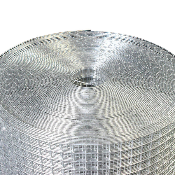 Hardware cloth 1/4 inch 48 inch x 100 foot 23 gauge, hot-dip galvanized welded metal wire fence roll
