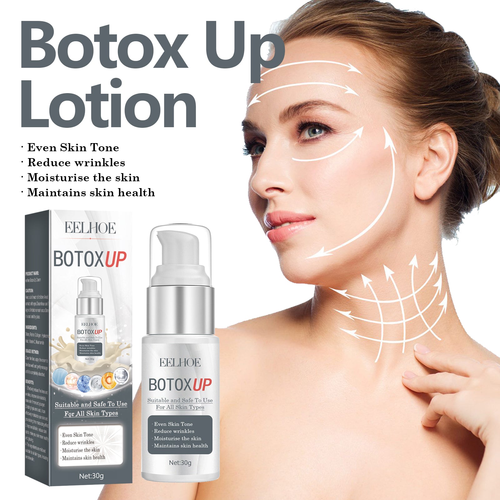 Face Fine Line Whitening Cream, Firming Skin Repairing And Smoothing Fine Lines Delicate Pores Cream