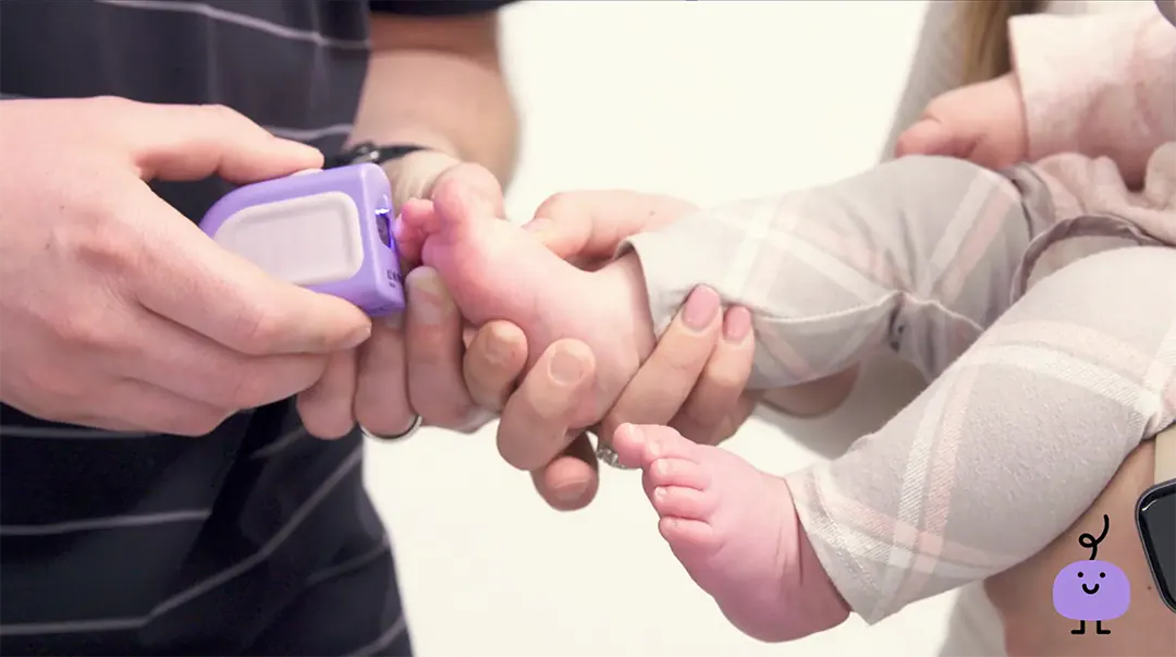 One-Handed Adaptive Electric Nail Clipper for Toddlers with Low Mobility (Ages 5 & Under)