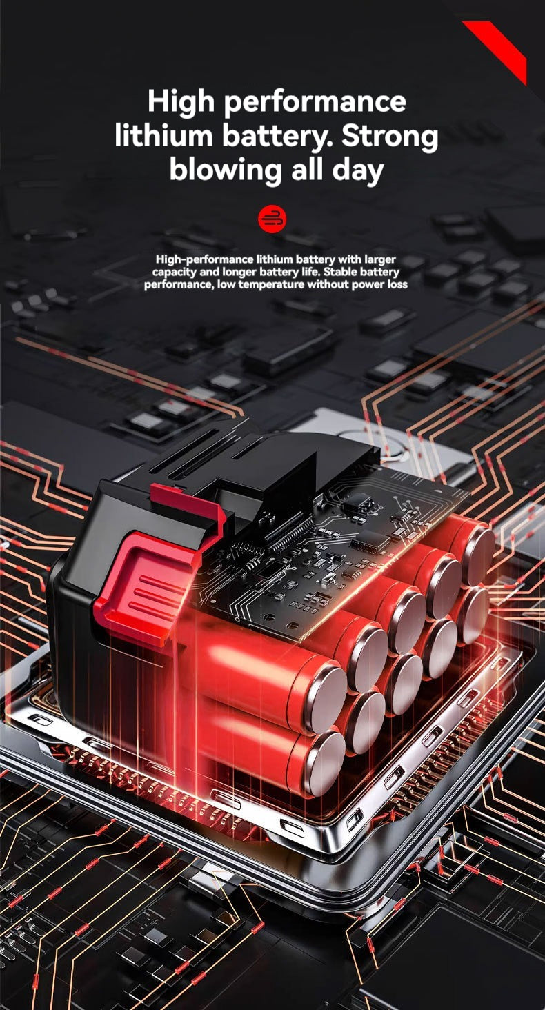 Rechargeable Air Blower Big Tree Industrial Portable Power Tools DIY Excellent for Home Garden Use