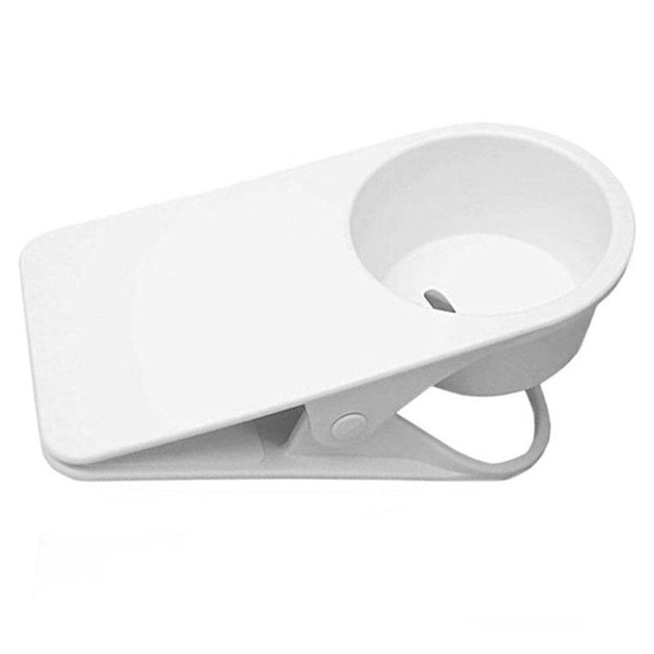 New Office Storage Rack Water Cup Holder Clip Table Desk Bottle Shelf Organizer Beverage Racks Table Clips Drink Cups Holder