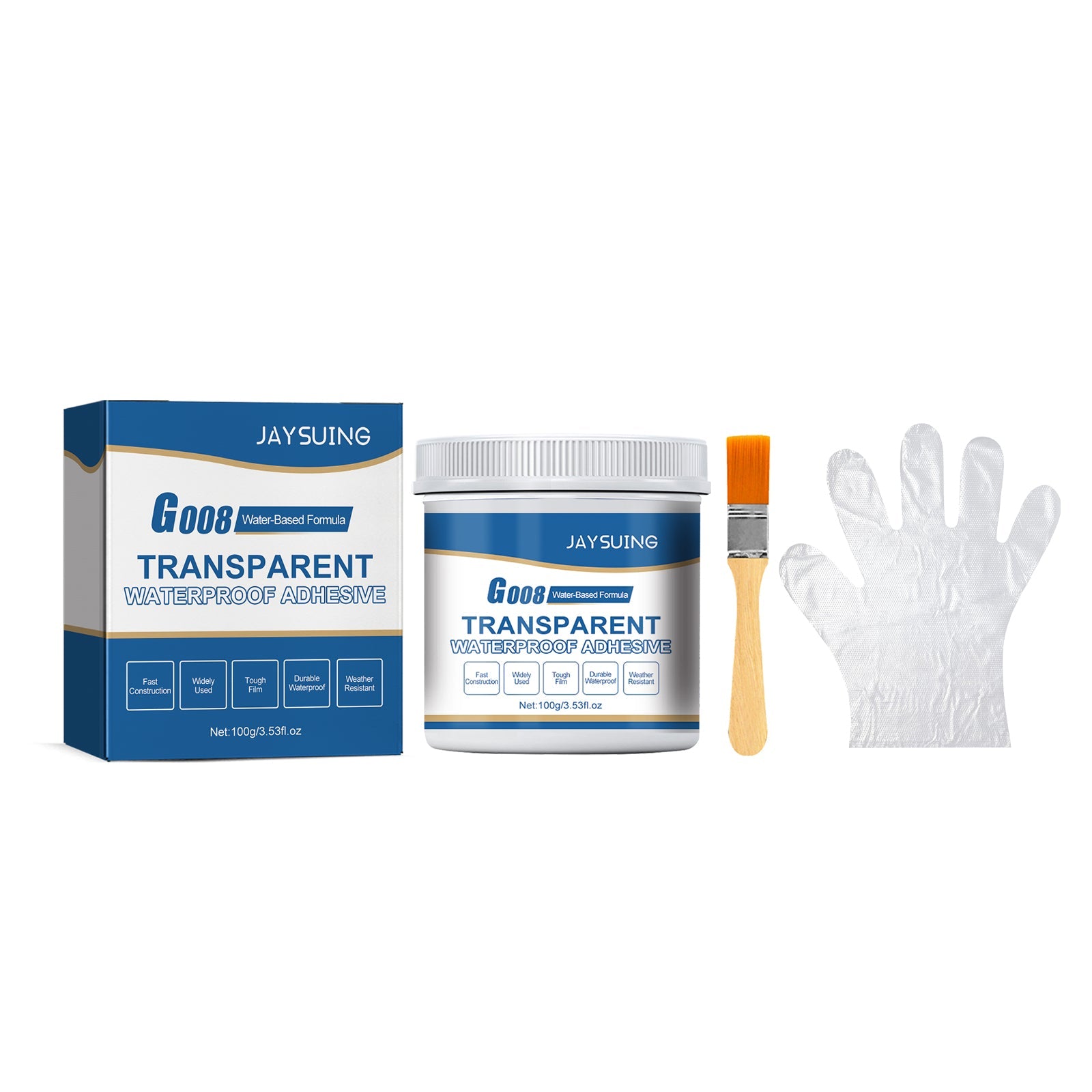 Transparent Waterproof Adhesive, Multi-functional Waterproof And Leakproof Sealing Paint For Household Kitchen And Bathroom Plumbing Roof Walls