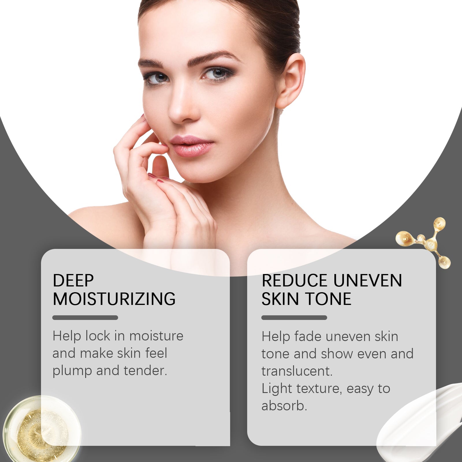 Facial Care Serum Moisturizes And Hydrates Facial Skin Daily Skin Care And Beauty Serum